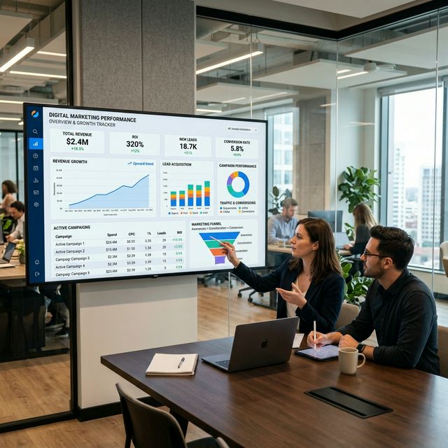 Onbright streamlined digital marketing process and analytics